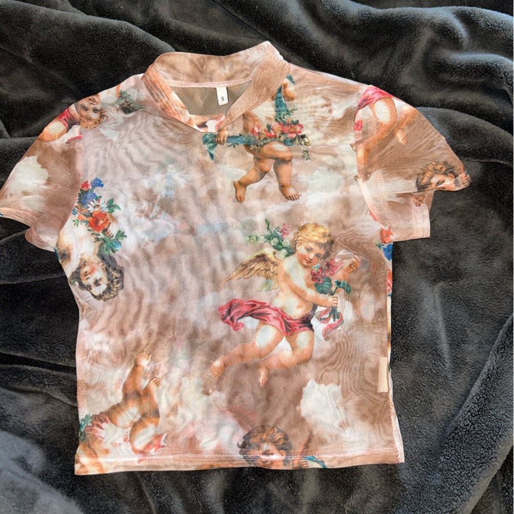 mesh angel top